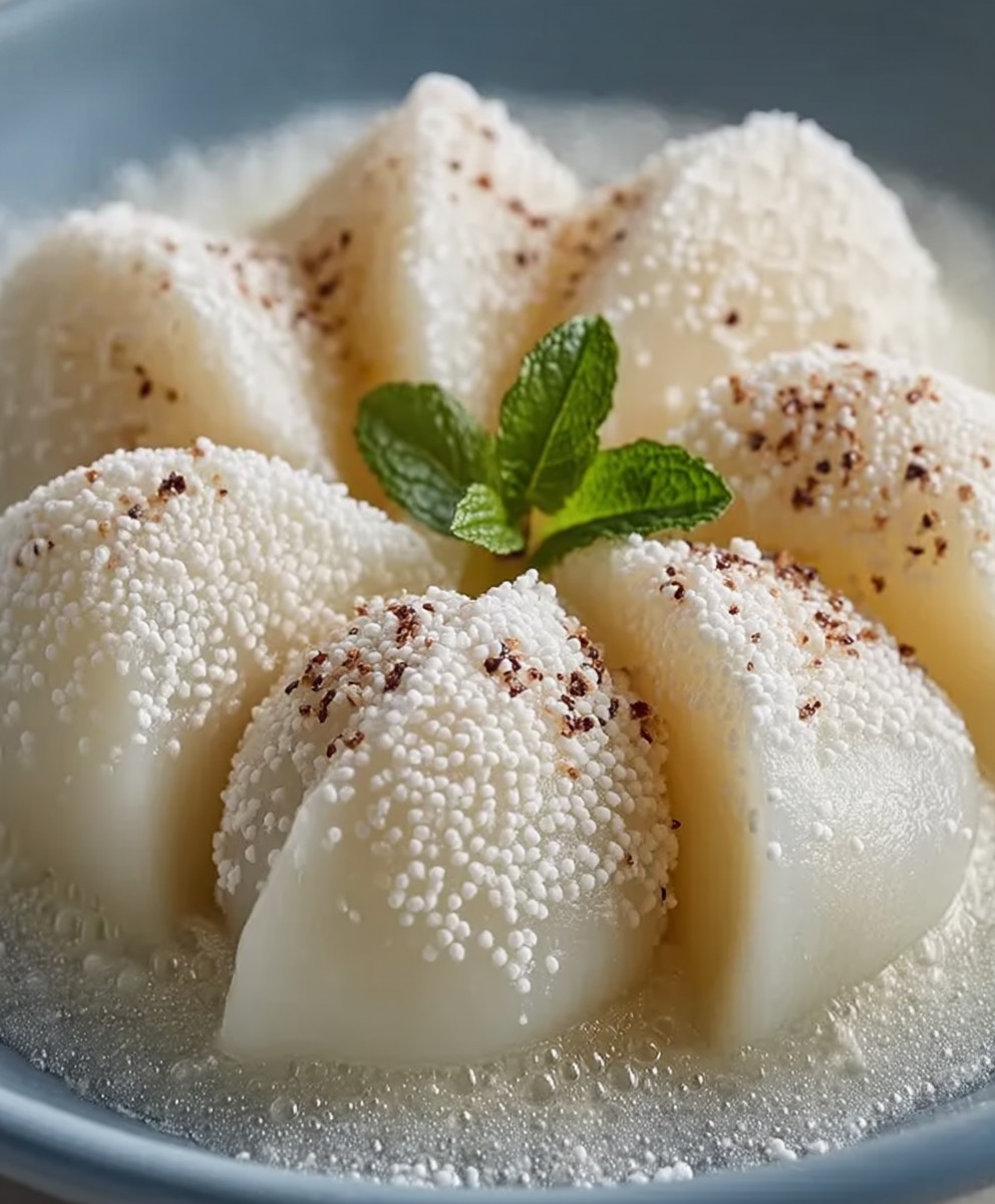 Mochi mit Milch einfach