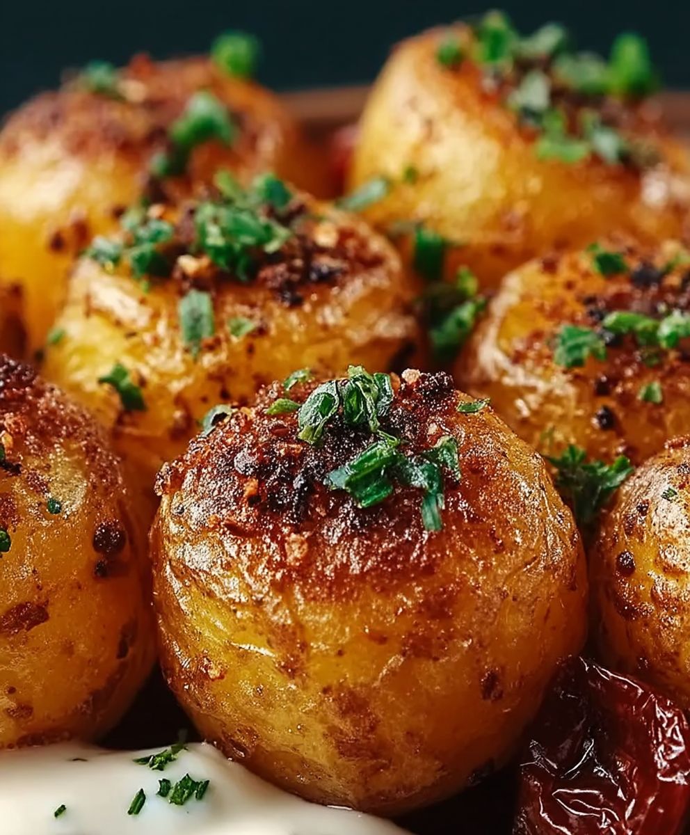 Knoblauch Kartoffel Pops