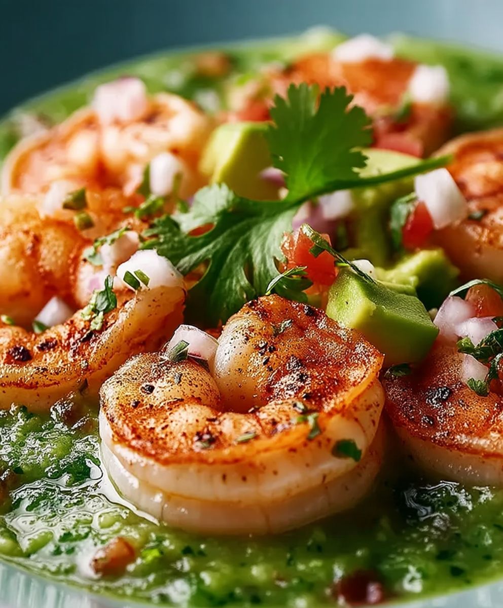 Culichi Salsa Garnelen