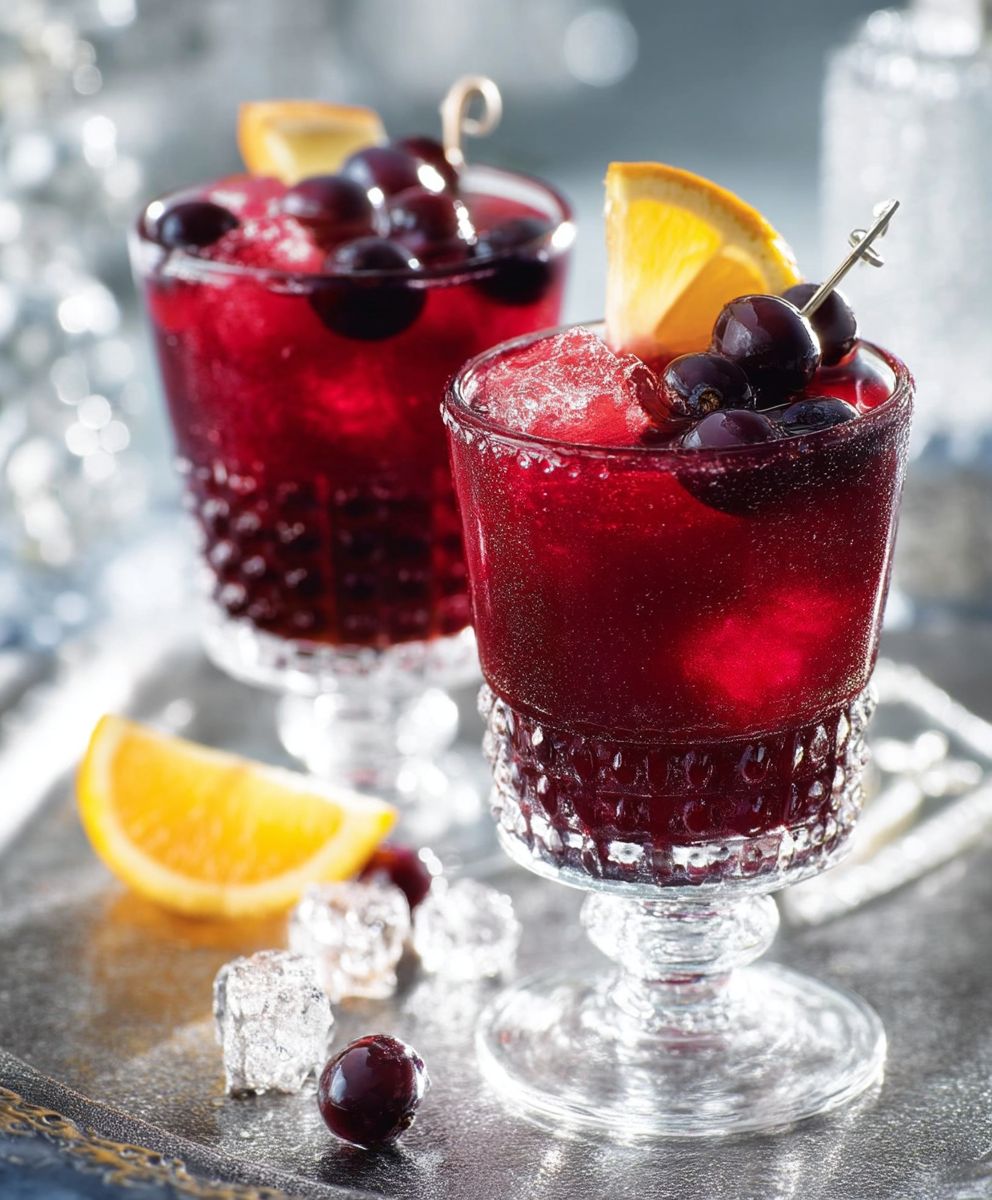 Schwarze Johannisbeere Sangria