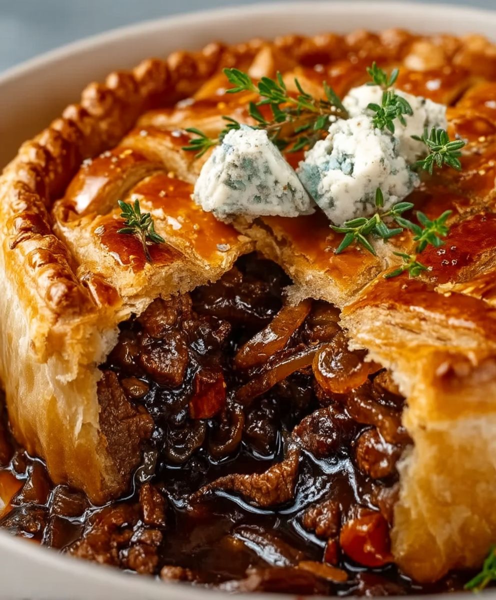 Steak Zwiebelkuchen