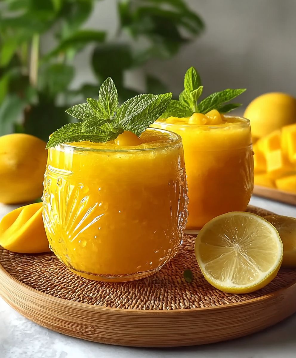 Mango Limonade selber machen