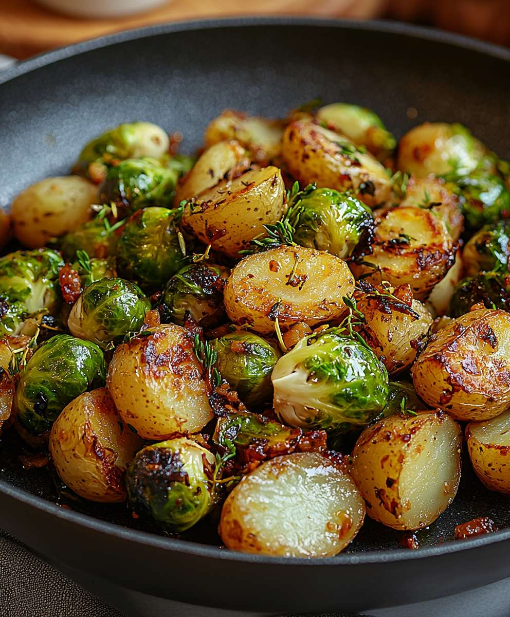 Rosenkohl Kartoffel Pfanne