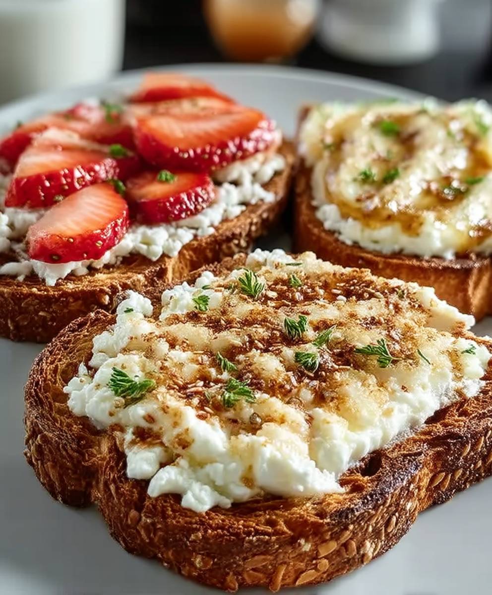 Hüttenkäse Toast