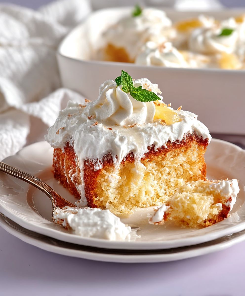 Ananas Engelkuchen einfach backen