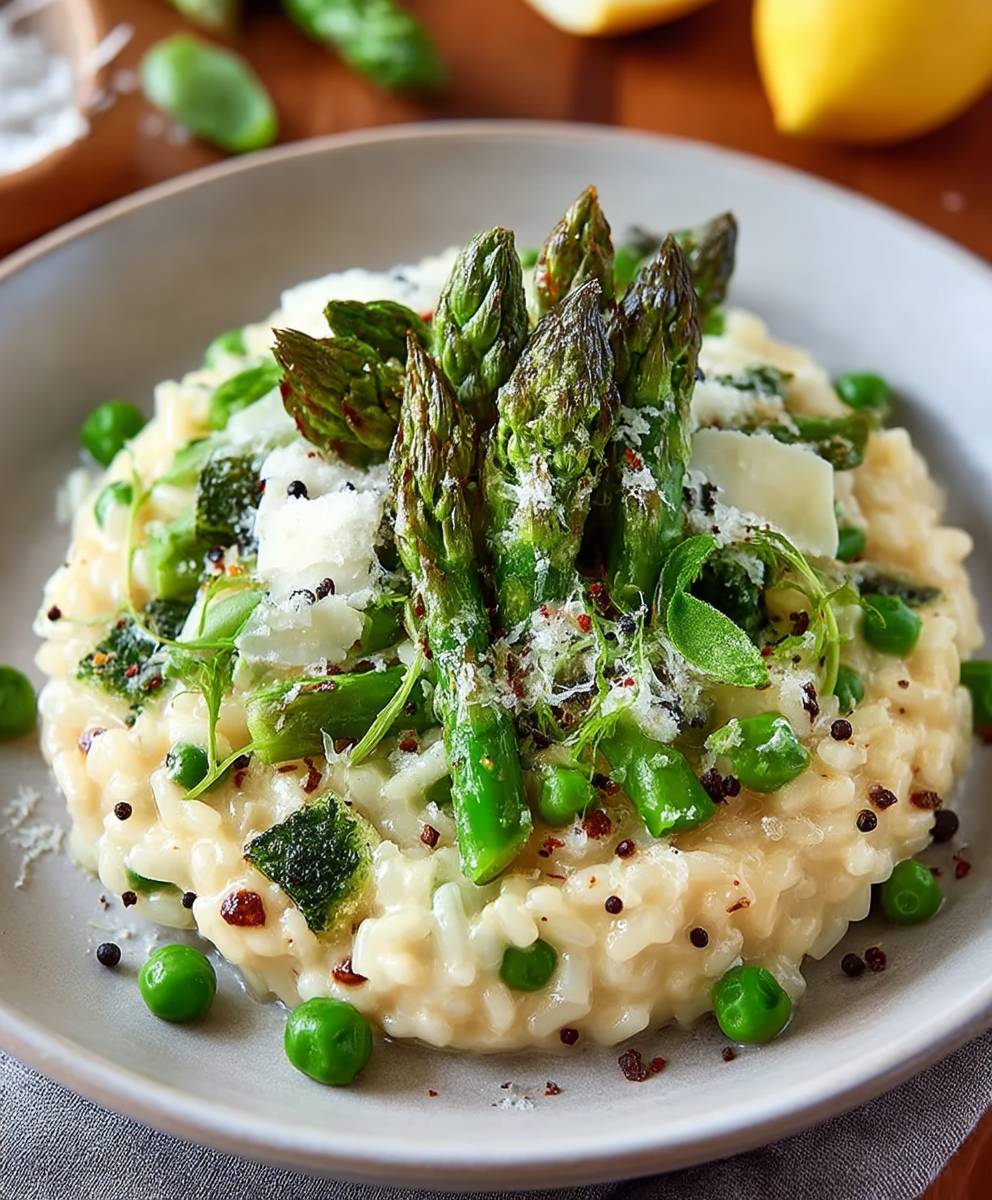 Spargel Risotto selber machen
