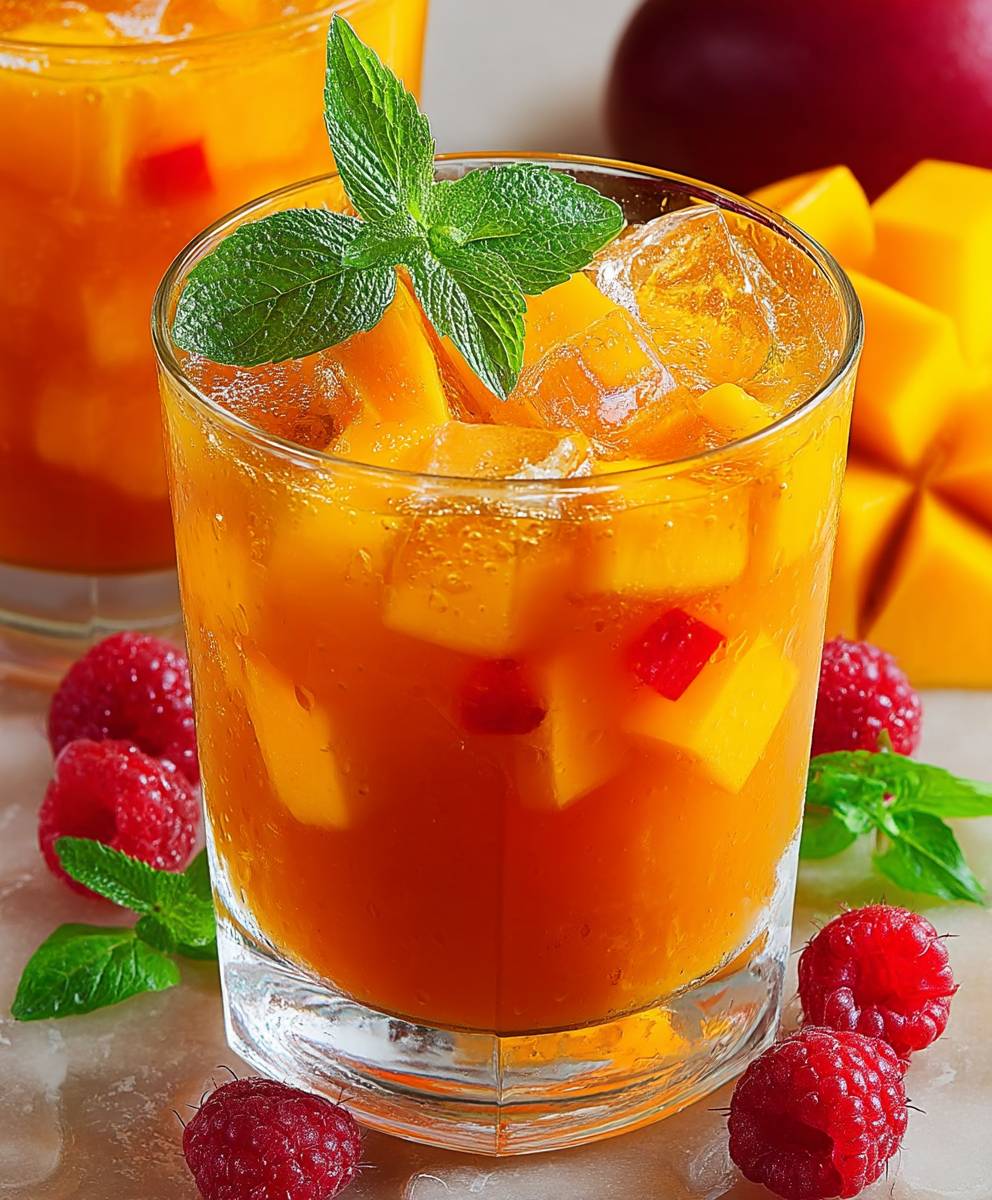 Mango Eistee selber machen
