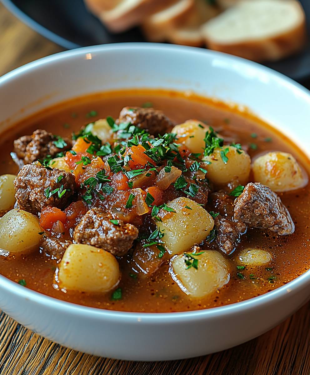 Gulaschsuppe kochen
