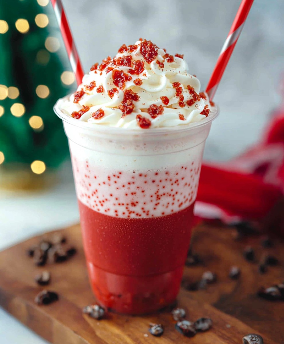 Weihnachtsmann Frappuccino selber machen