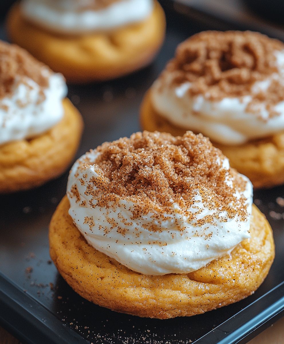 Kürbis Käsekuchen Snickerdoodles