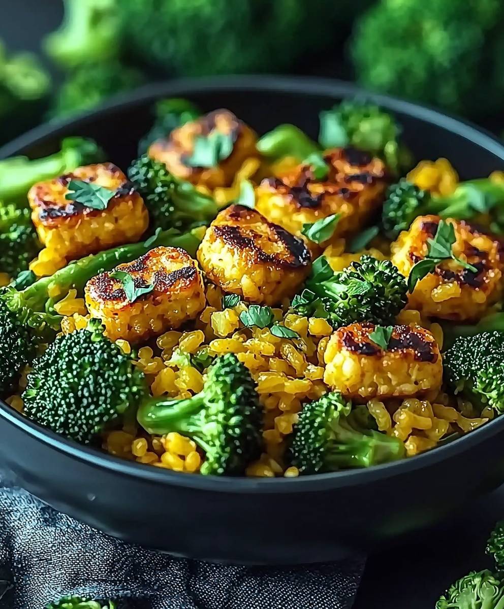 Brokkoli Reis gesund schnell