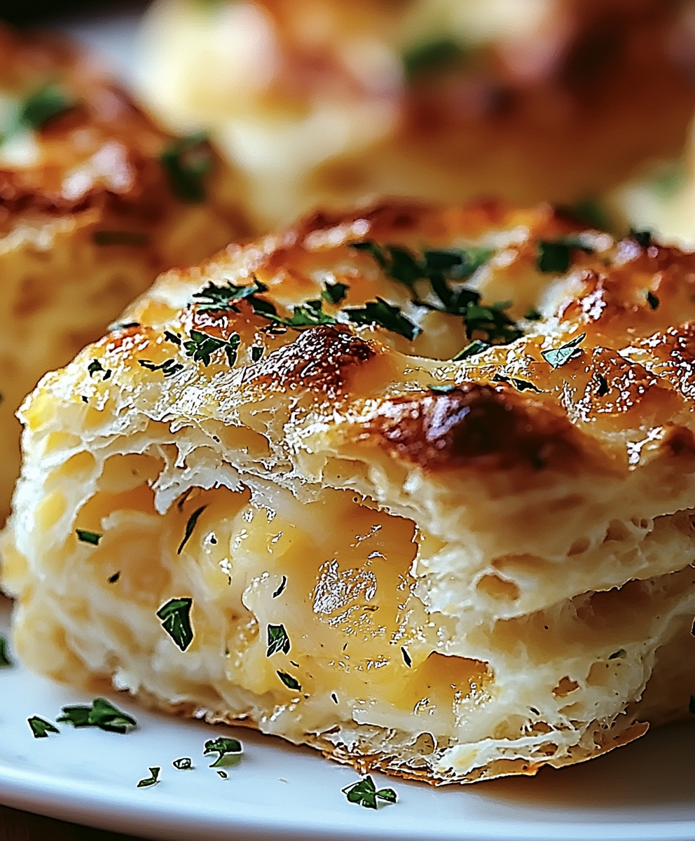 Crab Stuffed Cheddar Biscuits