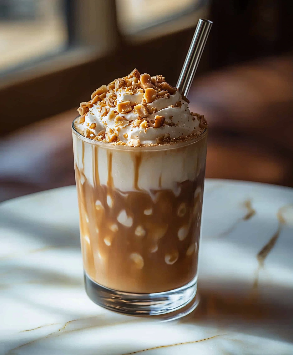 Keto macadamia nut iced coffee