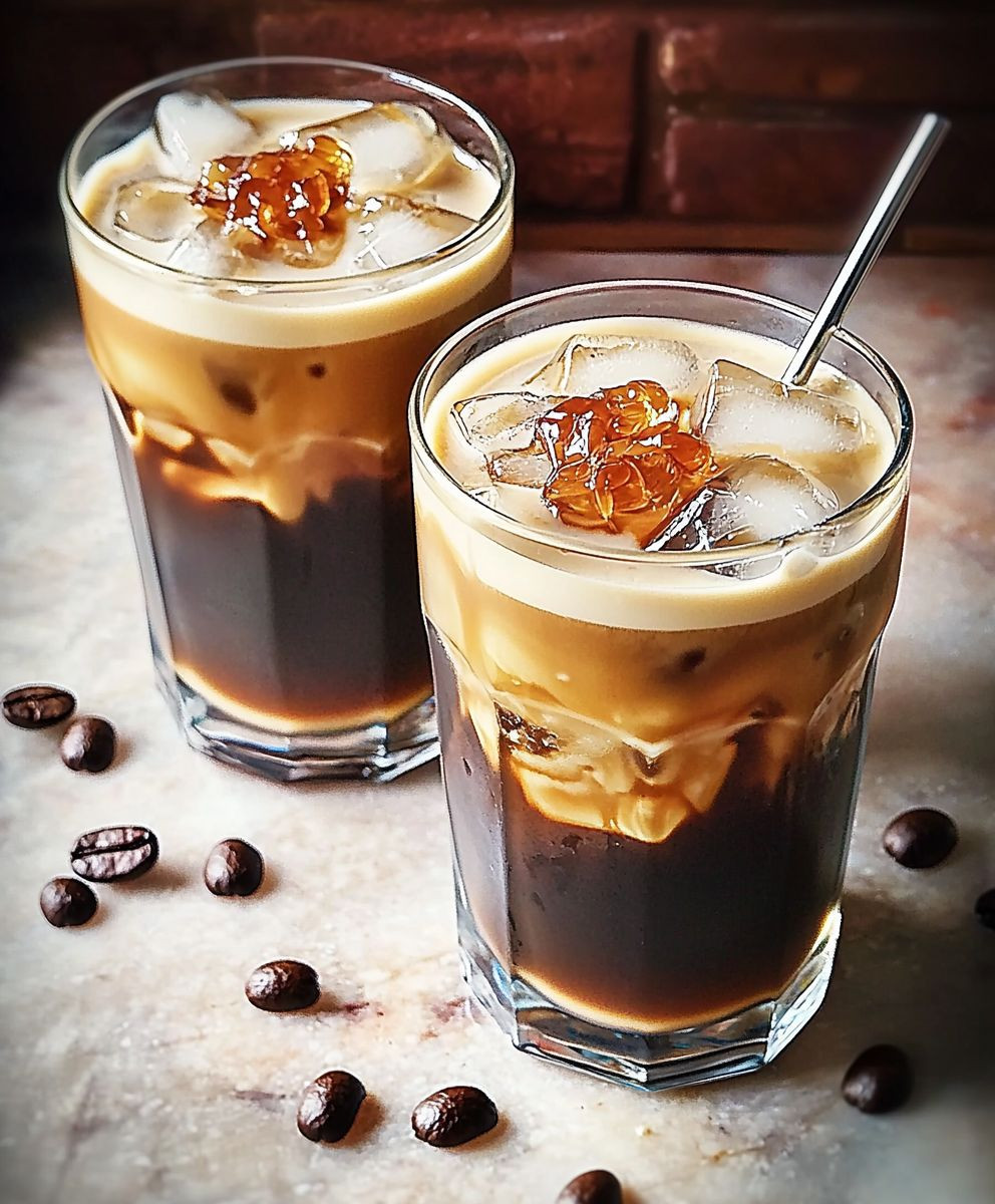 Vietnamesischer Eiskaffee Latte