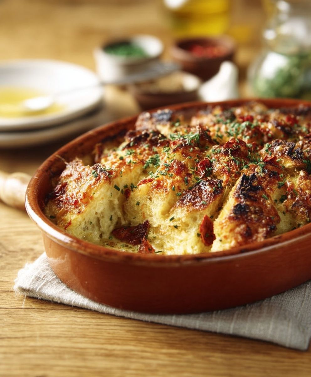 Brotgratin herzhaft backen