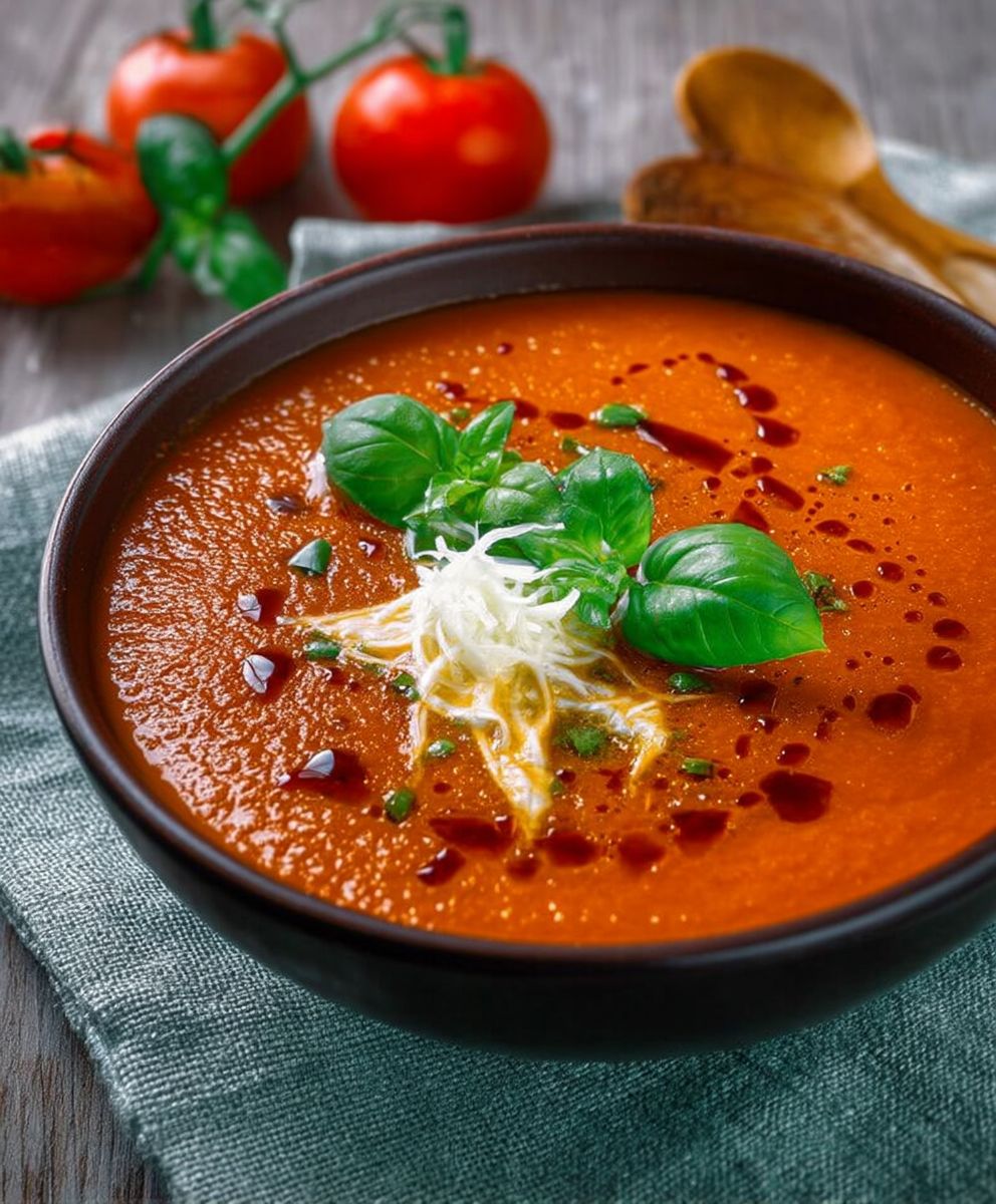 Ofen Tomatensuppe frische Tomaten