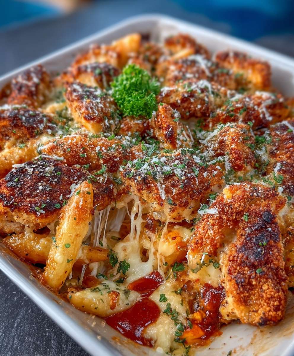 Parmesan Hähnchen Auflauf Familiengericht