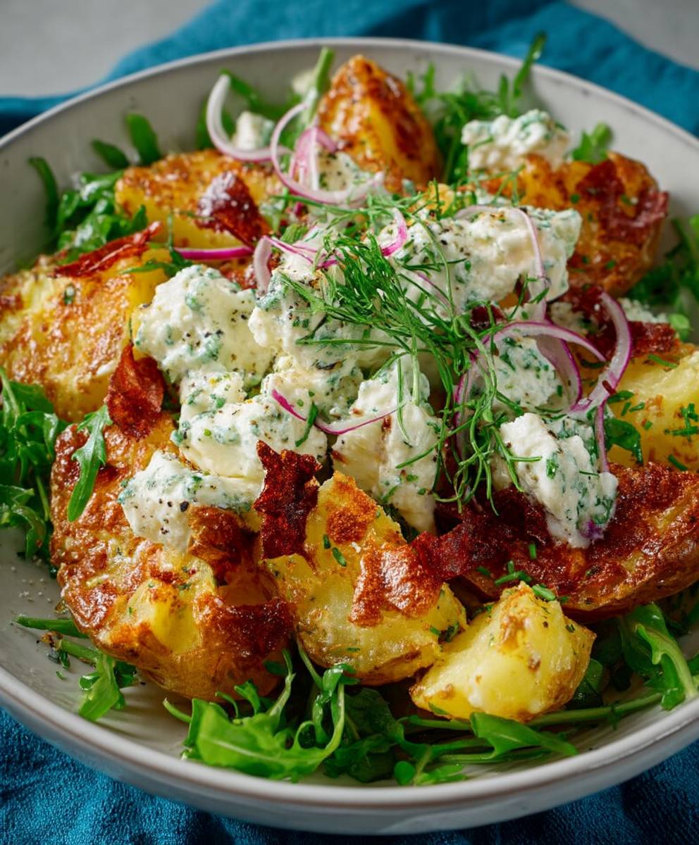 Knuspriger Kartoffelsalat