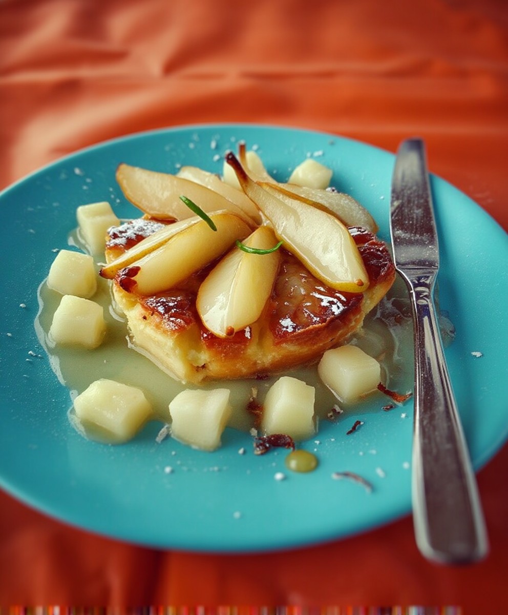 Ofenkater Birnen Teig