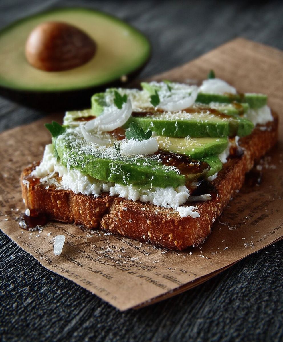 Avocado Toast Frühstück