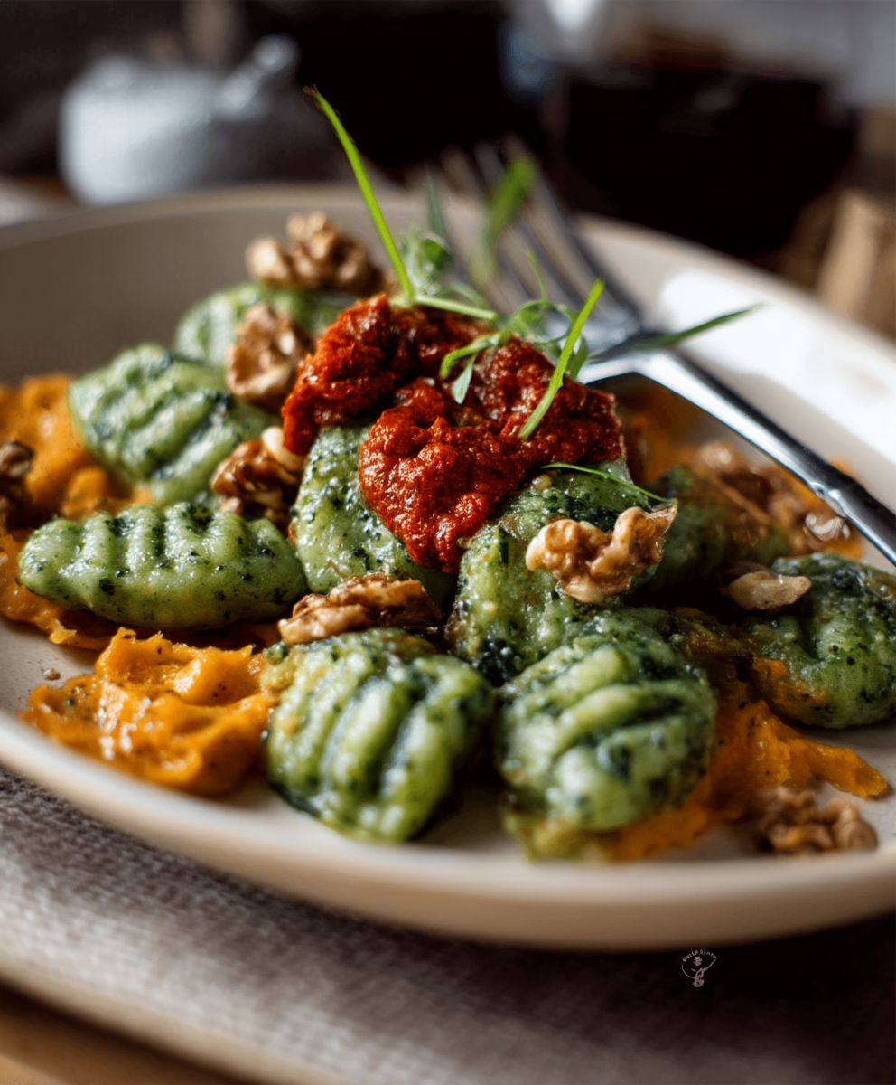 Spinat Gnocchi Walnusspesto