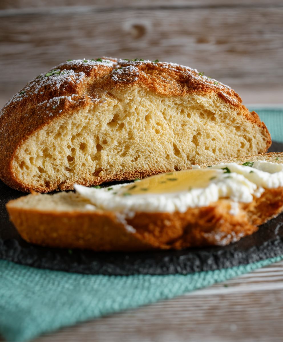 Quarkbrot Frühstück schnell einfach