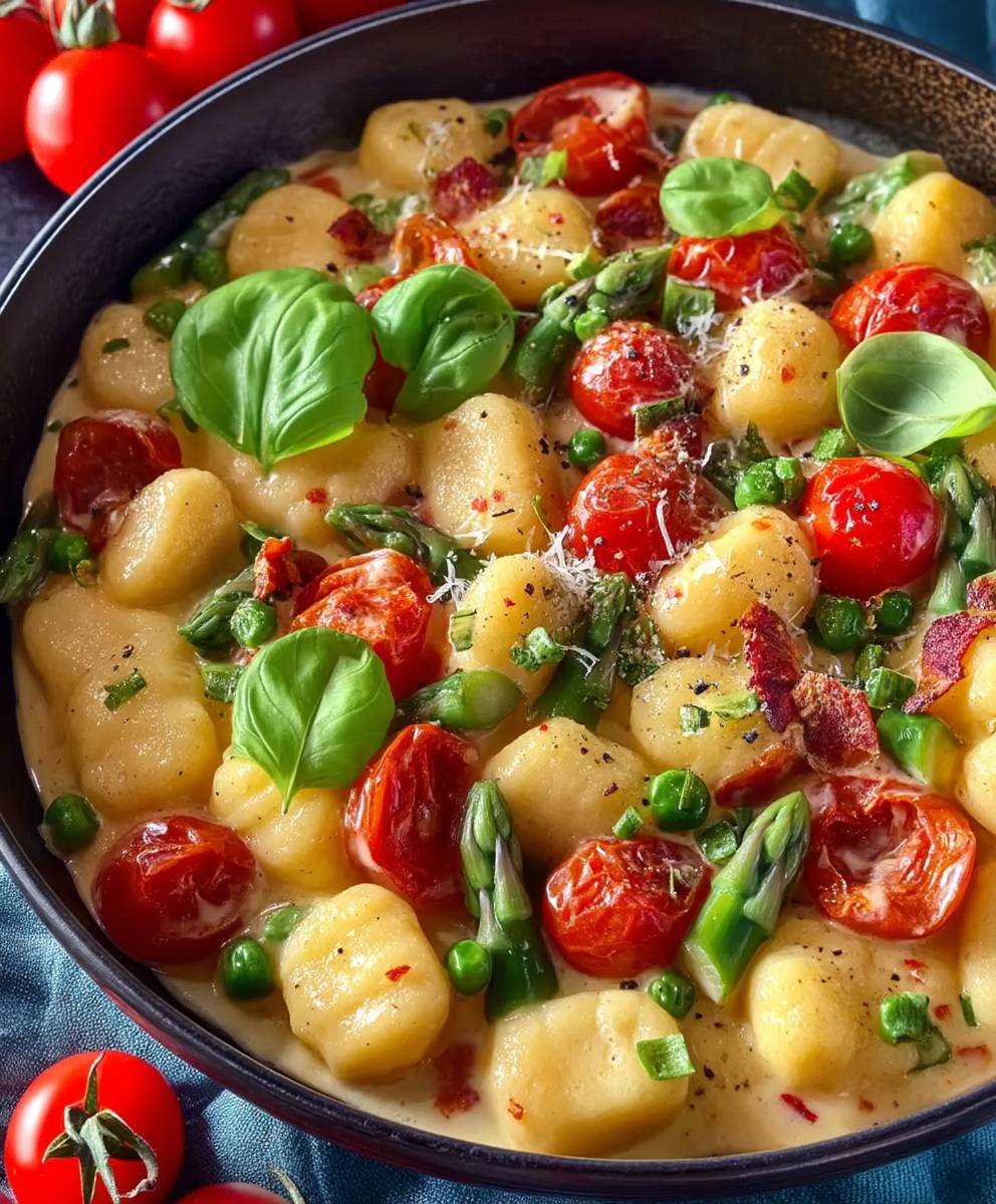 One Pot Gnocchi Spargel