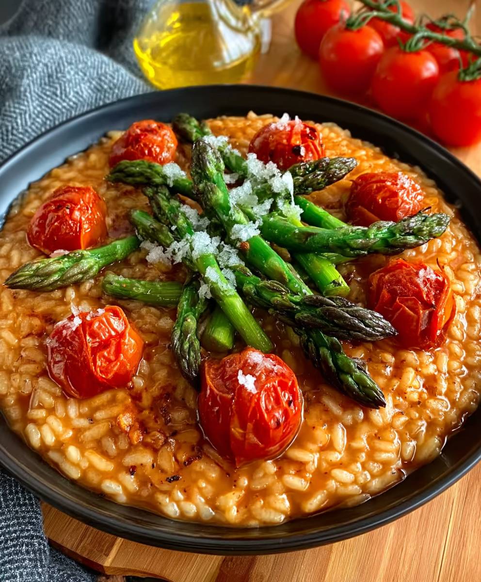 Tomaten Spargel Risotto