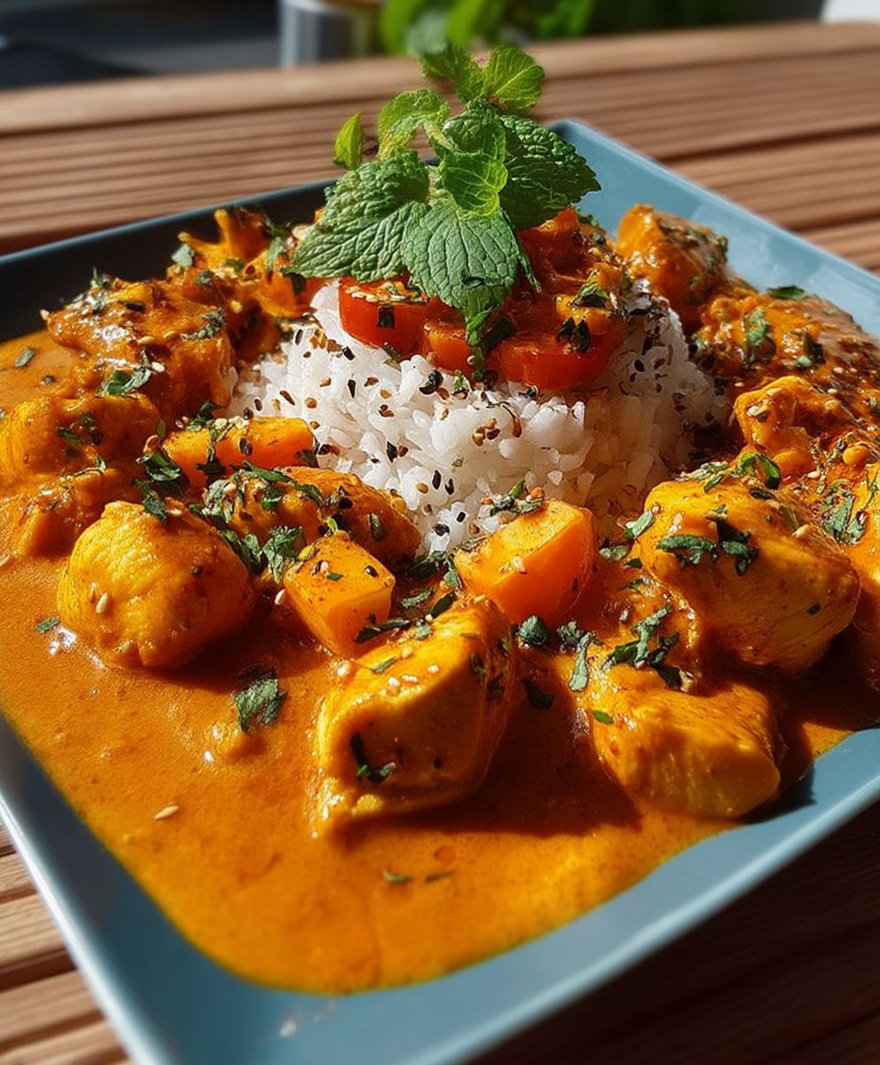 Chicken Mango Curry Indisch