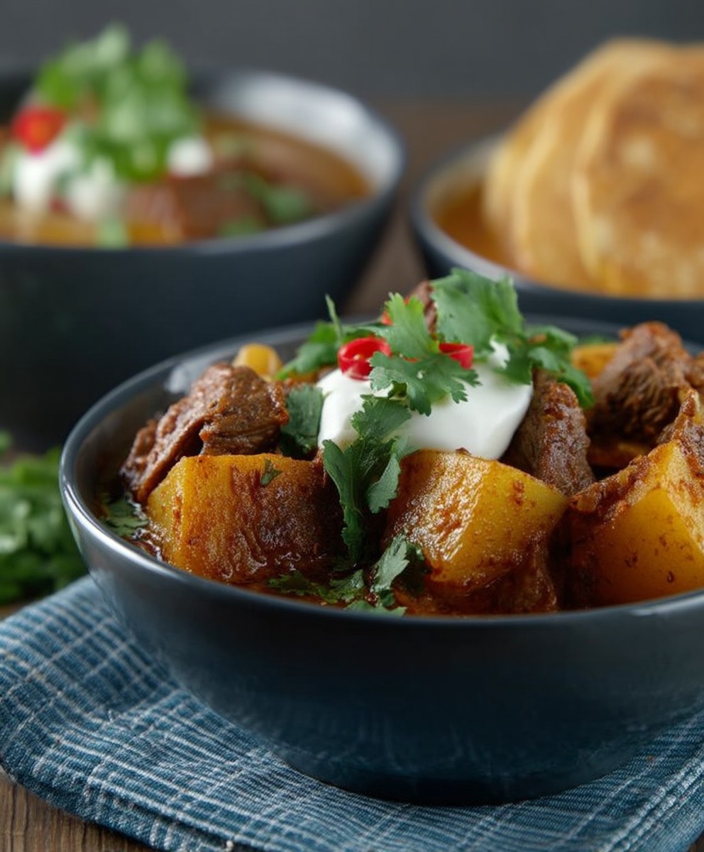 Curry Kartoffel Rindfleisch