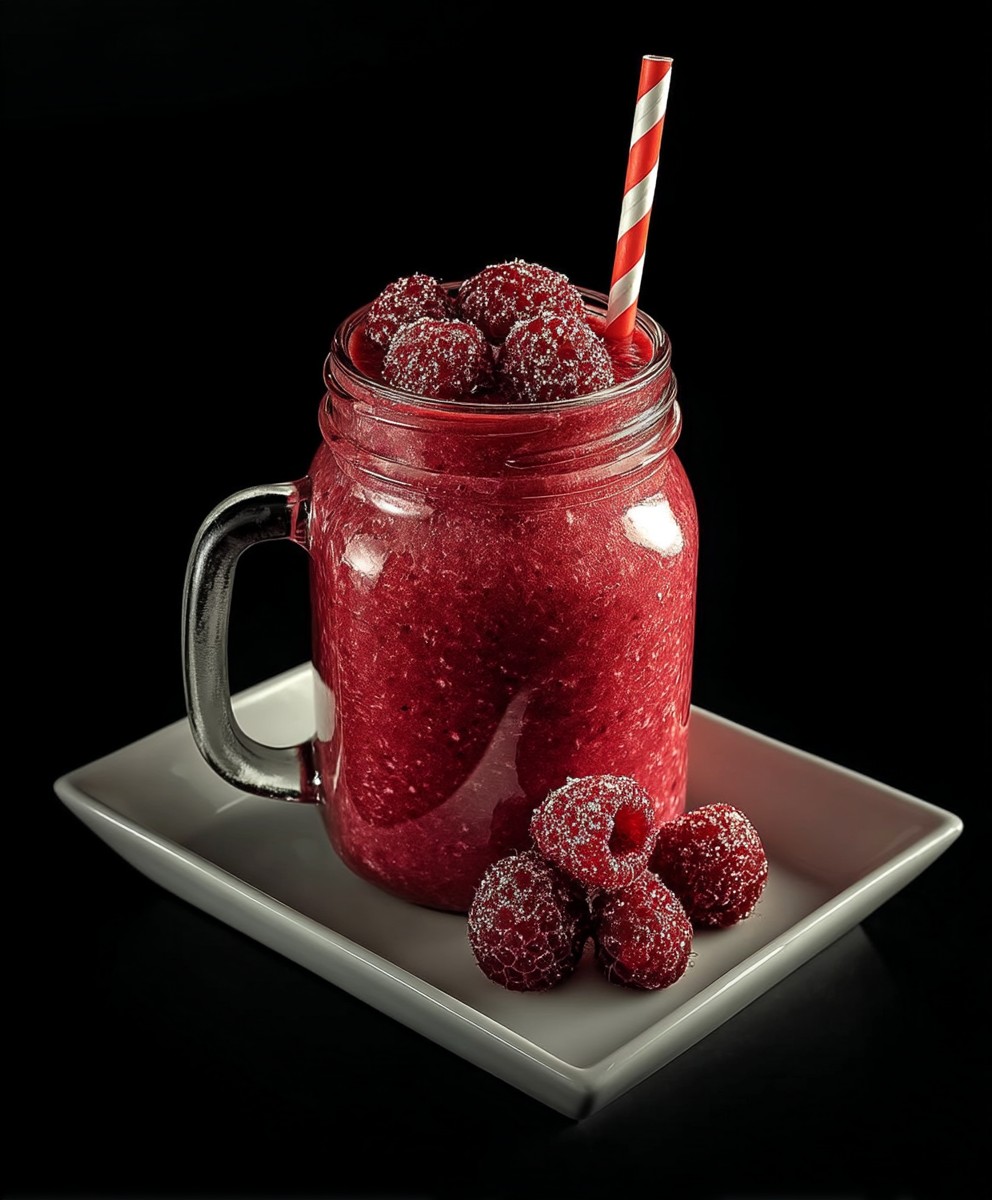 Himbeer Kokos Smoothie Banane