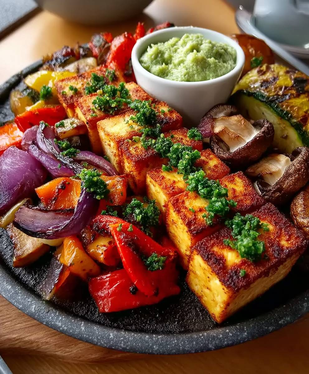 Tofu Gemüse Grillplatte