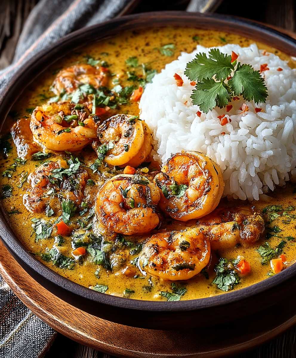 Garnelen Curry aromatisch