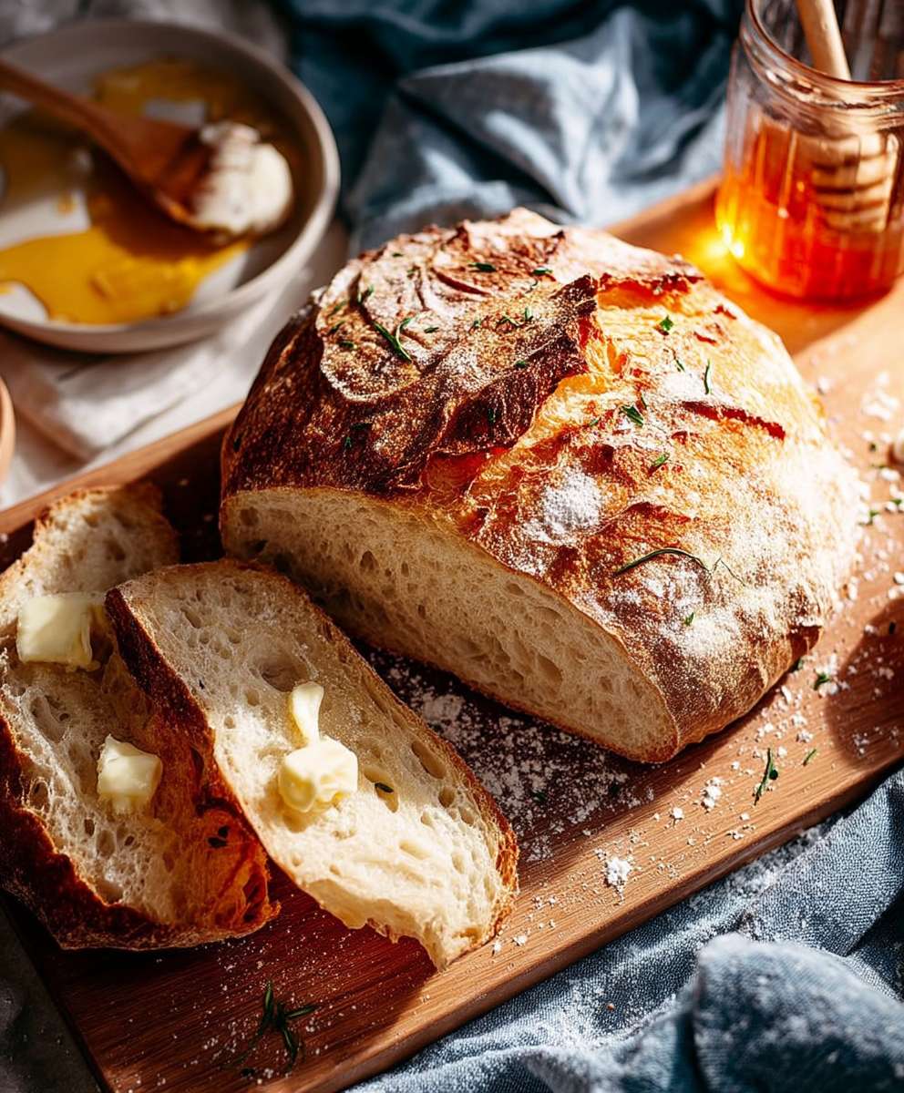 Brot ohne Kneten