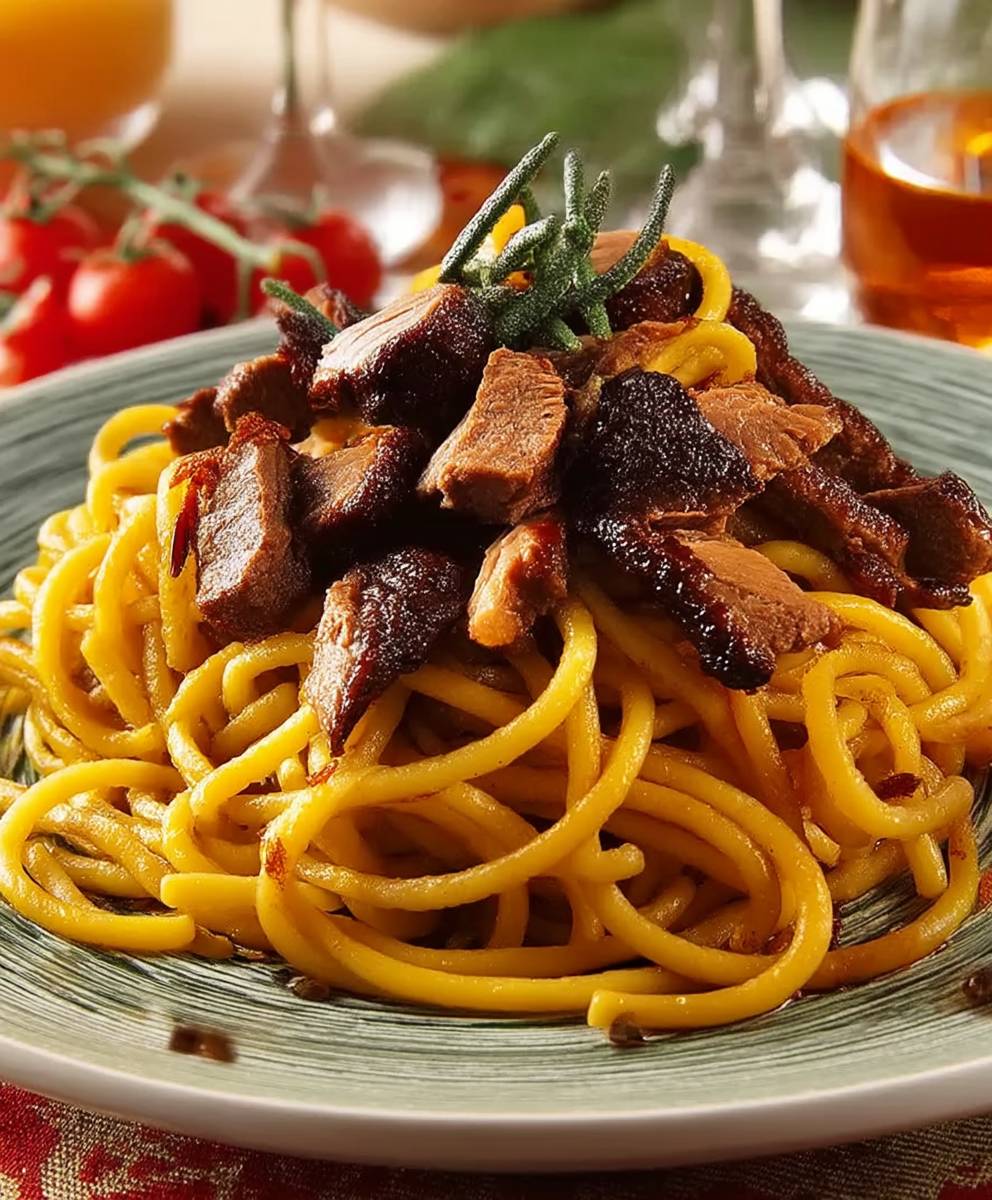 Entenragout mit Bigoli