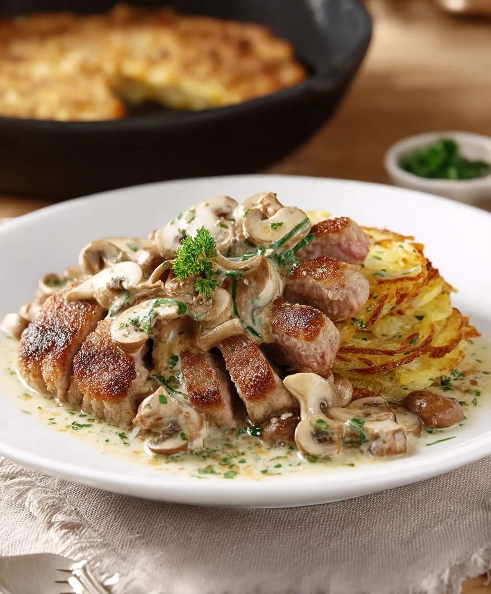 Züricher Geschnetzeltes mit Rösti