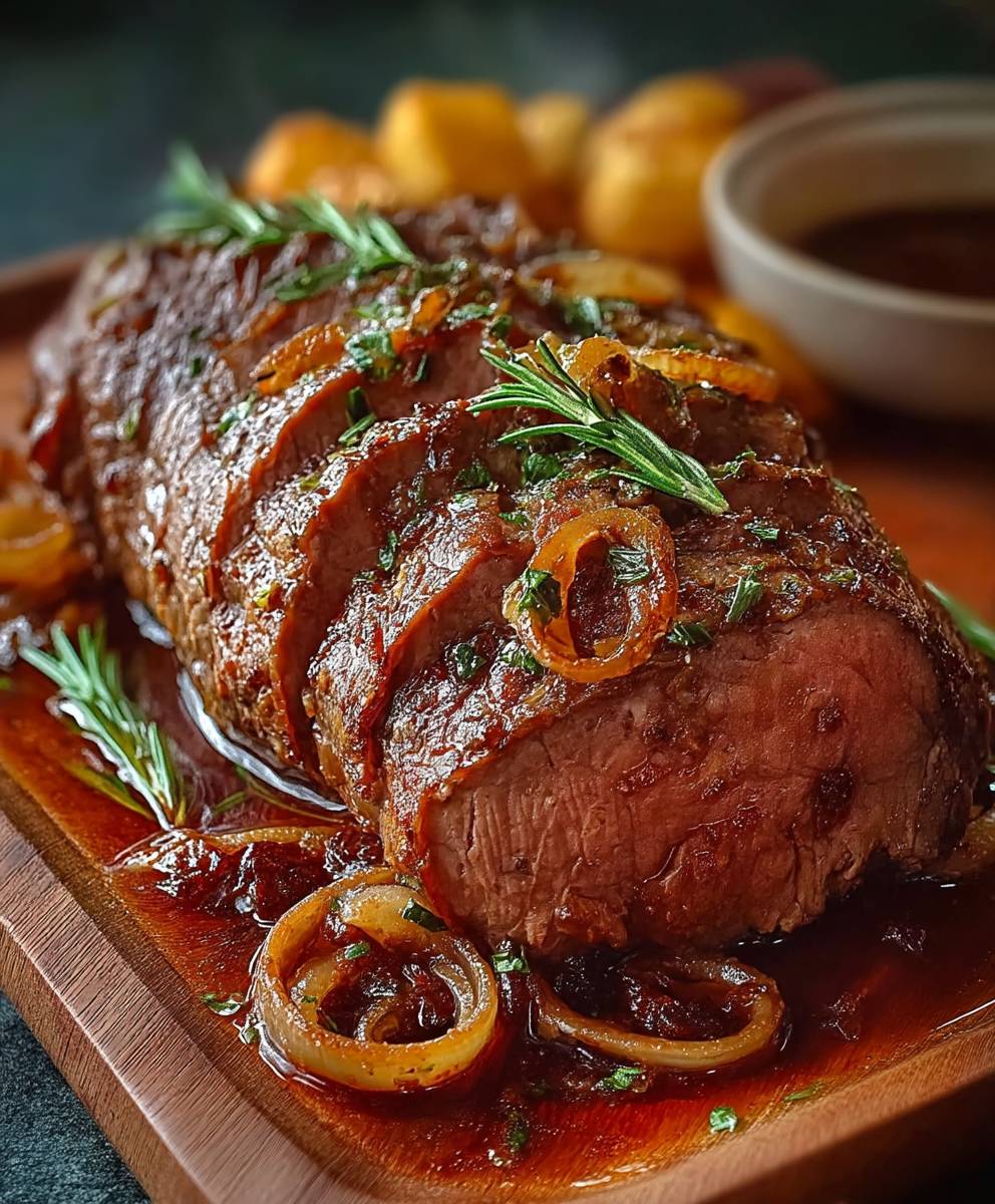 Saftiger Rinderbraten