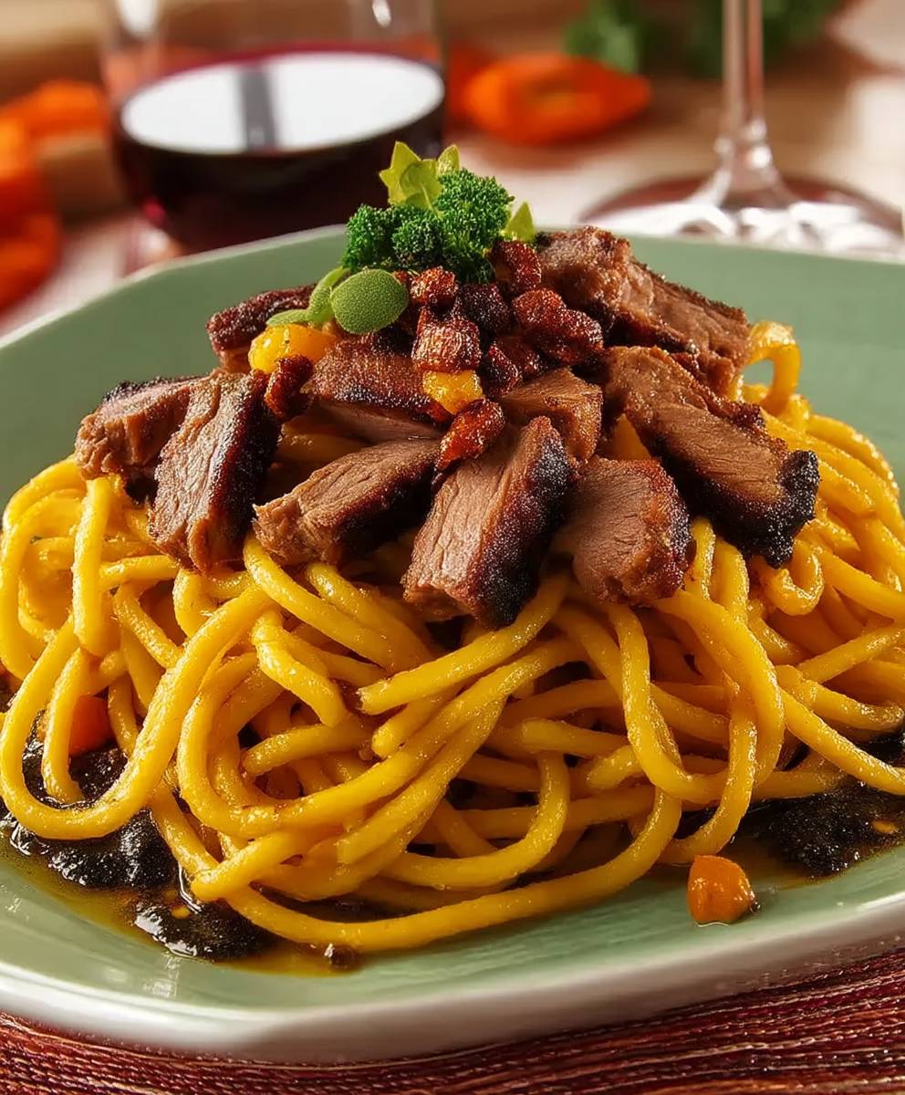 Entenragout mit Bigoli