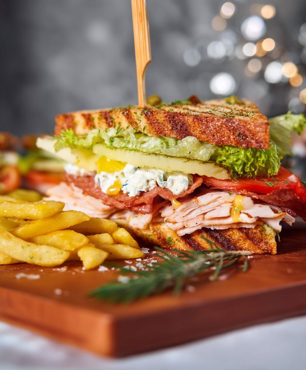 Club Sandwich Pommes