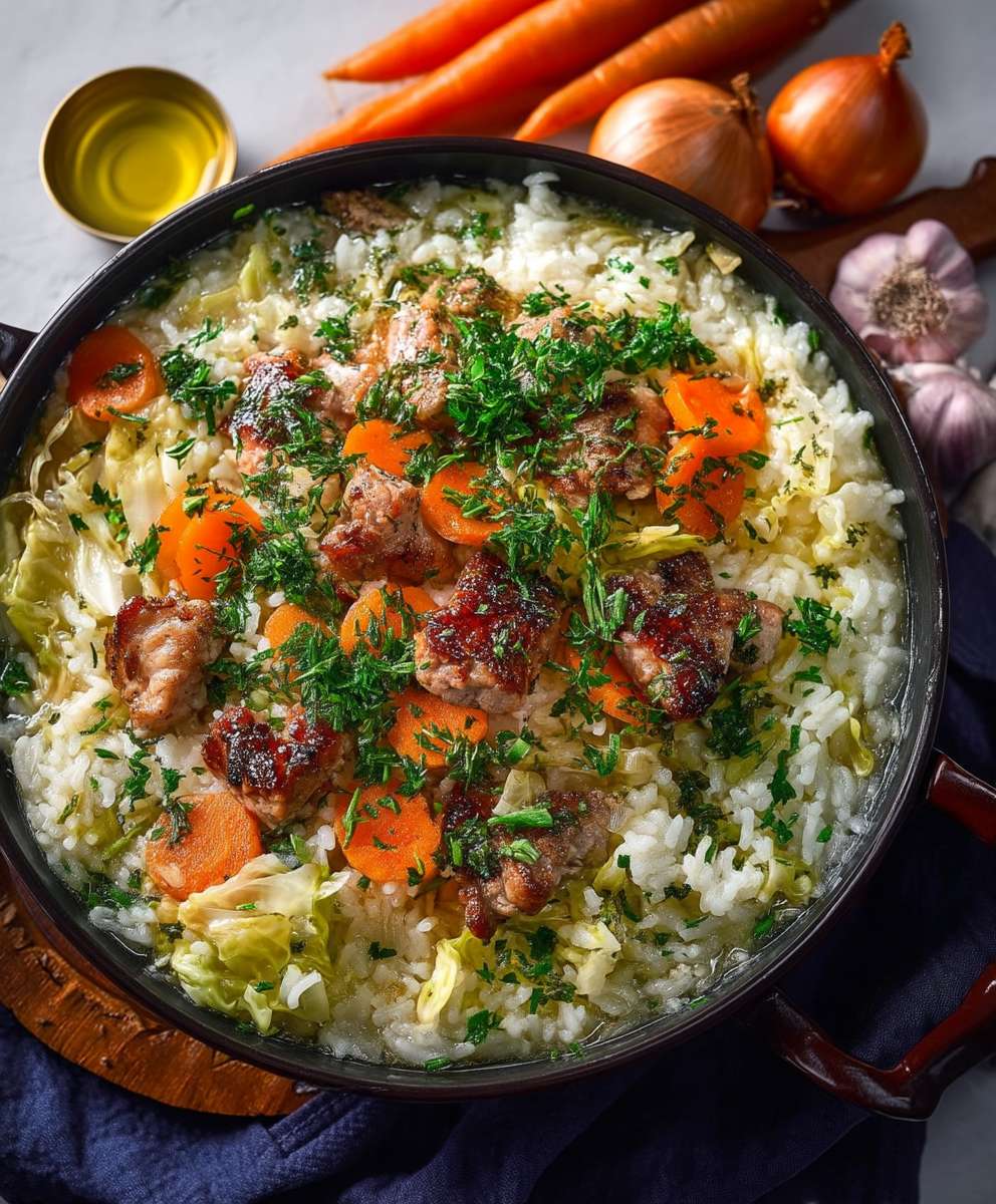 Reiseeintopf mit Spitzkohl