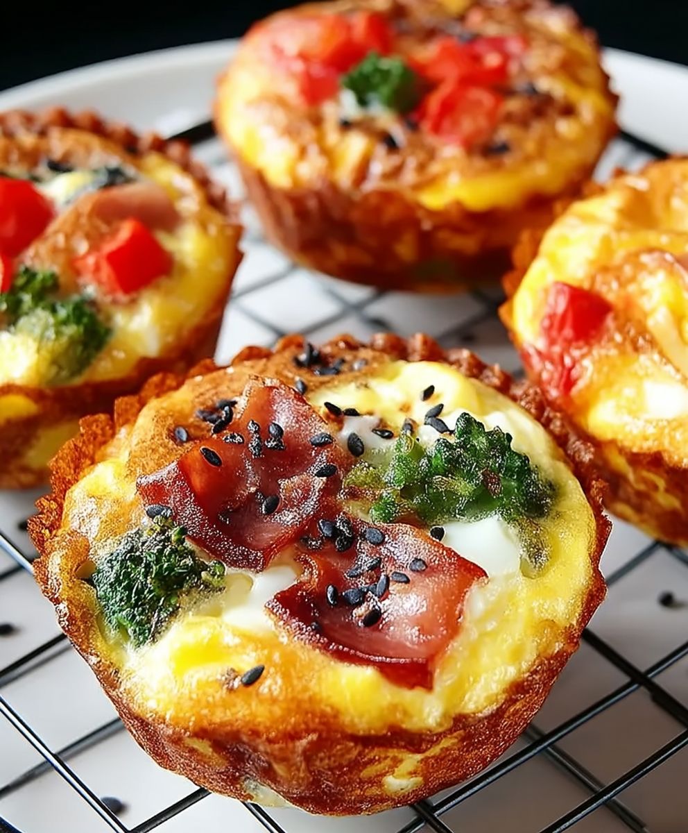 Prosciutto Gemüse Ei Muffins