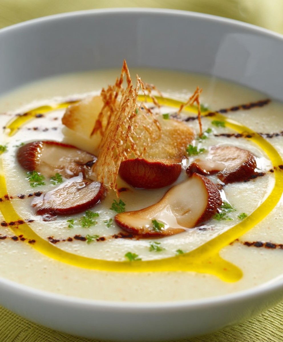 Steinpilz Kartoffelcremesuppe