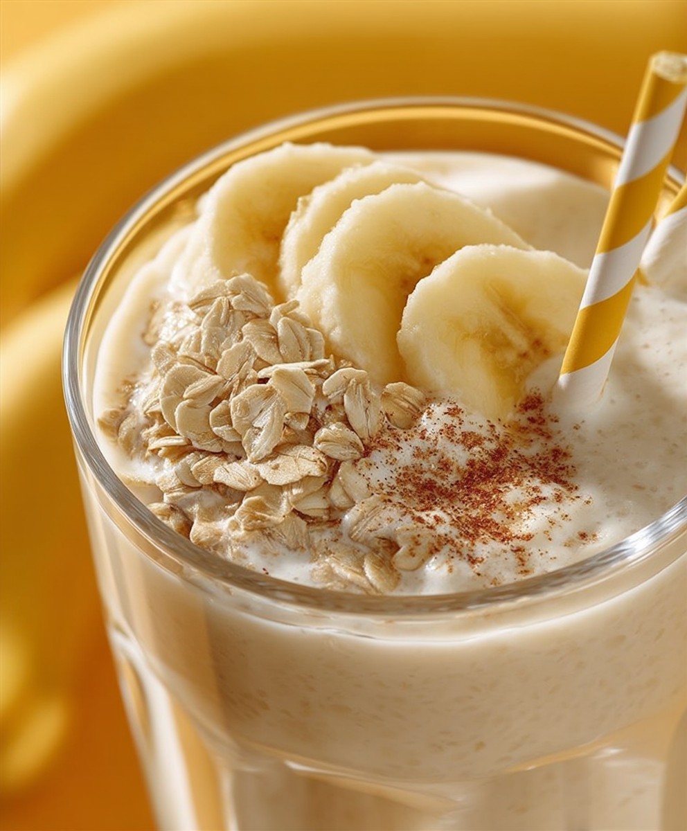 Dickmilch Banane einfach zubereiten