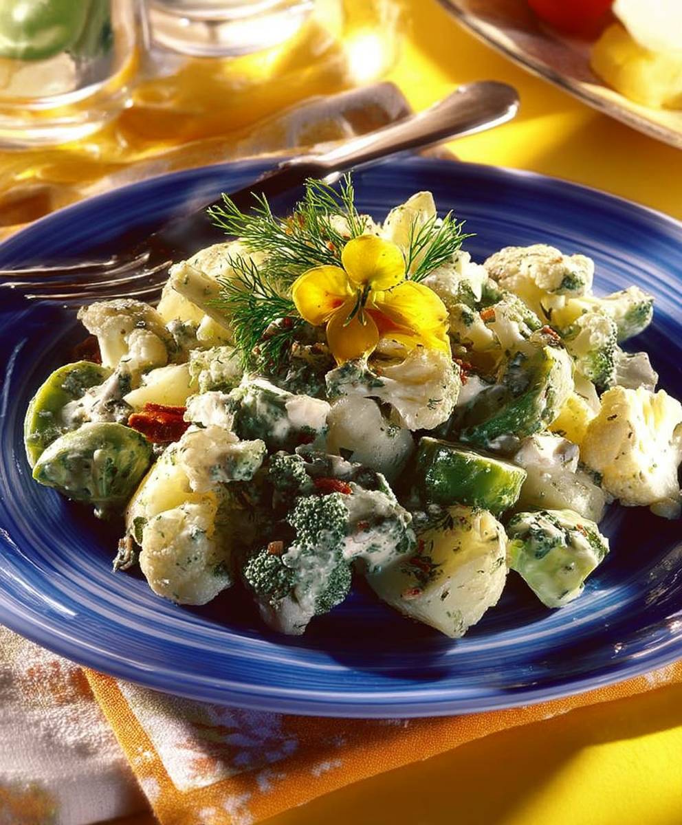Kartoffel Blumenkohl Salat
