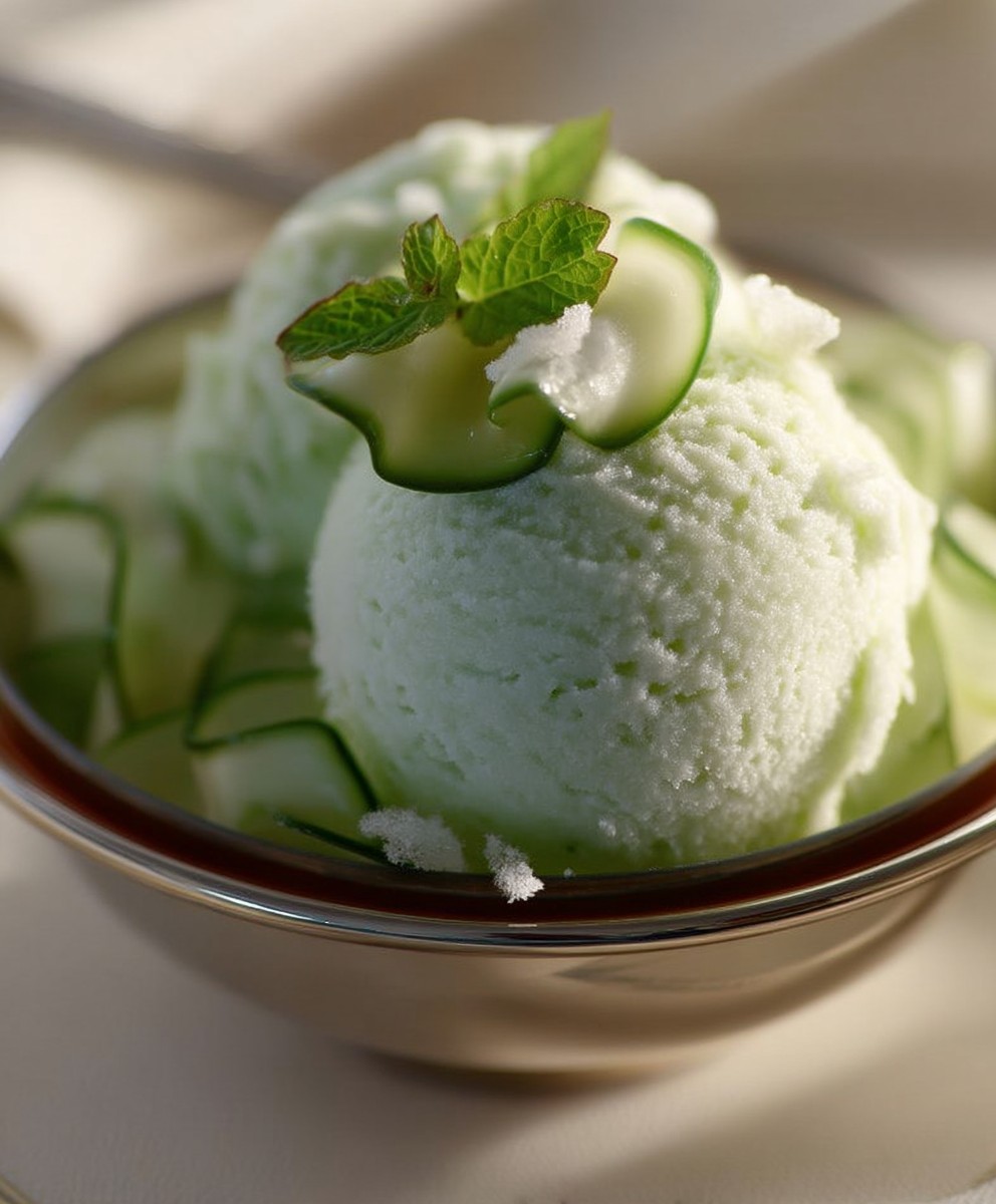 Gurkensorbet selber machen