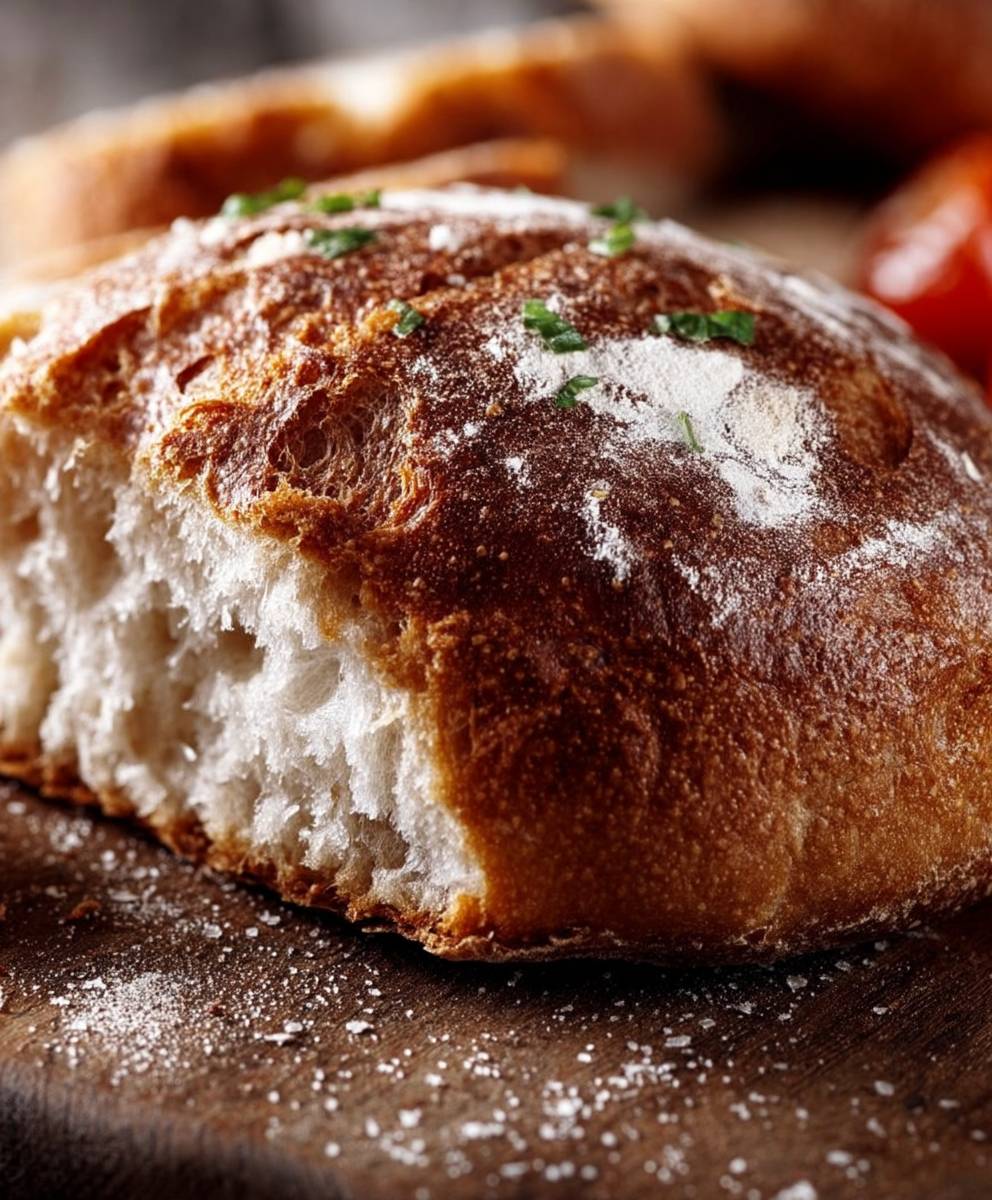 Dinkel Ciabatta backen