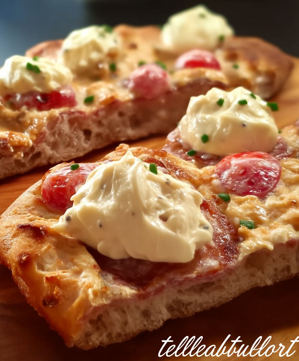 Sucuk Fladenbrot überbacken