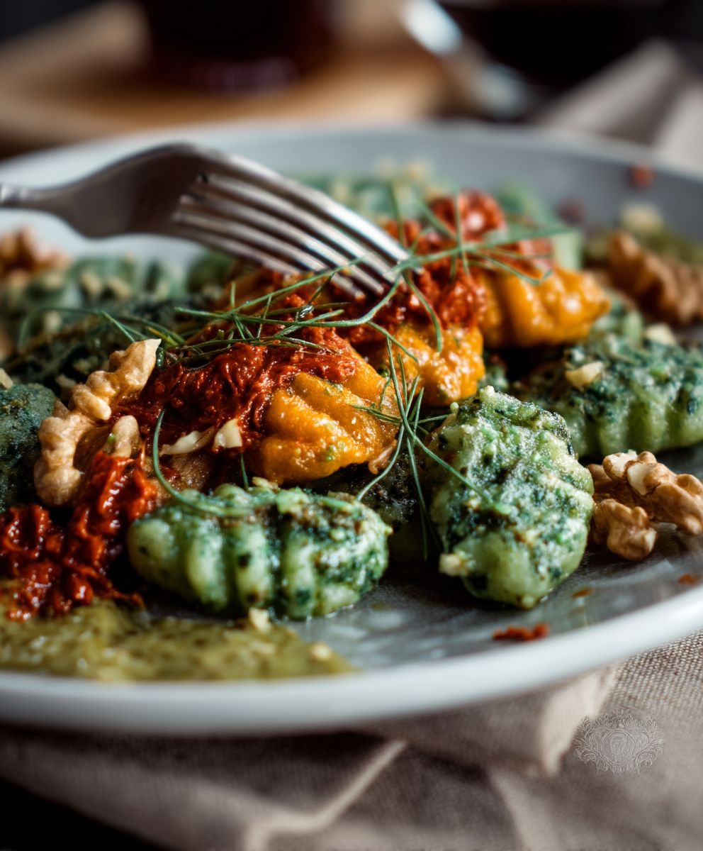 Spinat Gnocchi Walnusspesto