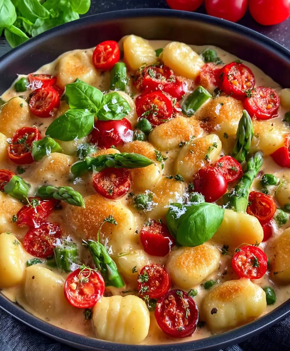 One Pot Gnocchi Spargel