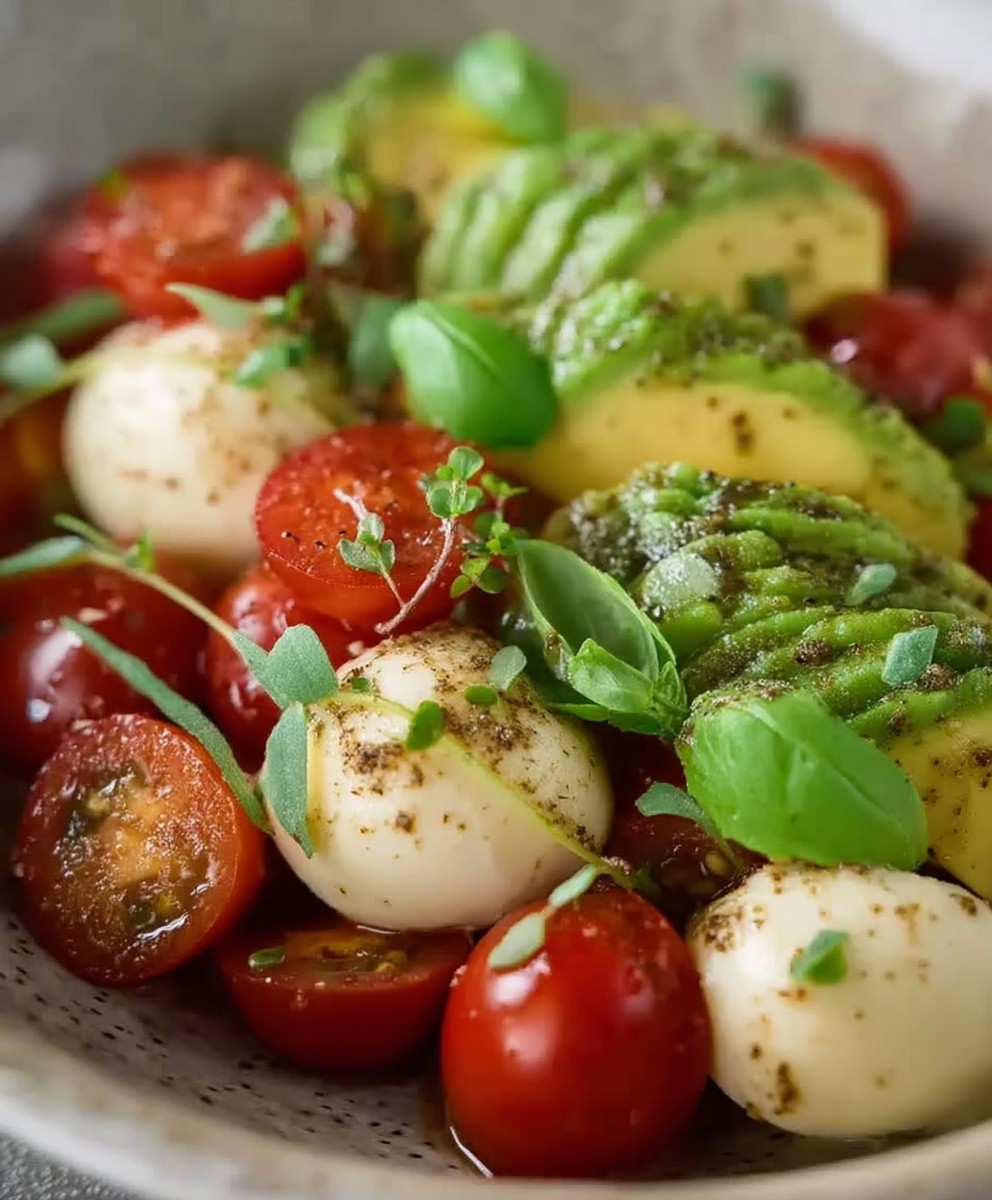 Avocado Caprese Bowl